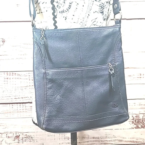 the sak blue pebbled leather crossbody - Picture 2 of 10